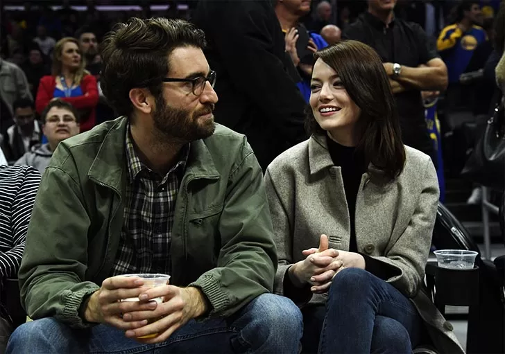 Emma Stone with her husband, Dave McCary