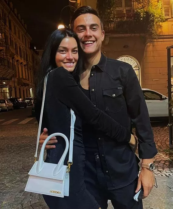 Paulo Dybala with his girlfriend, Oriana Sabatini