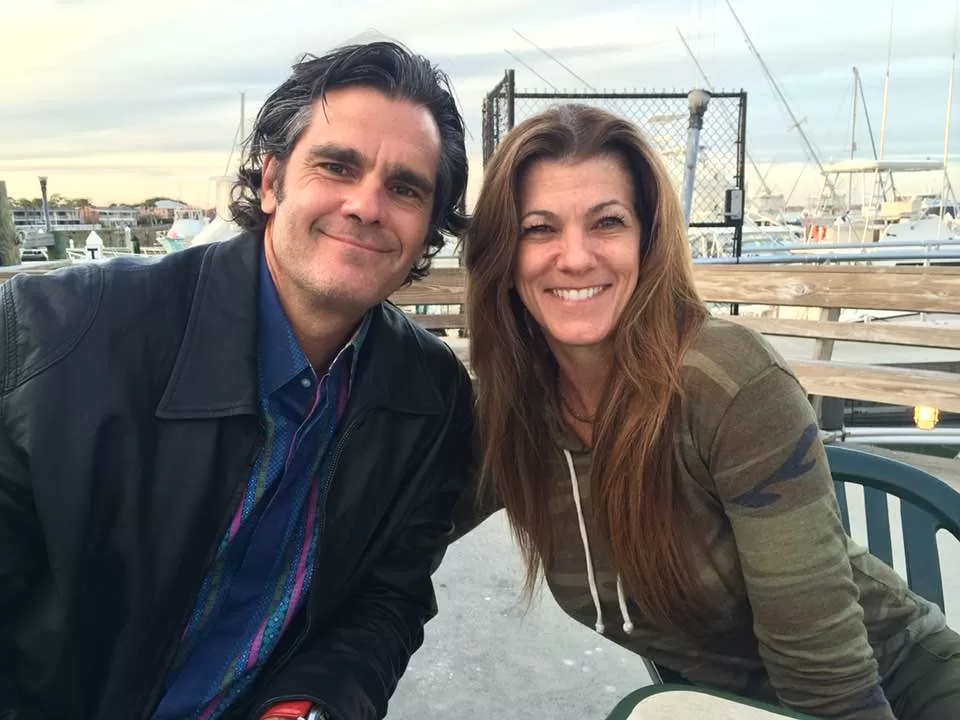 Chip Caray and Susan Eyerly